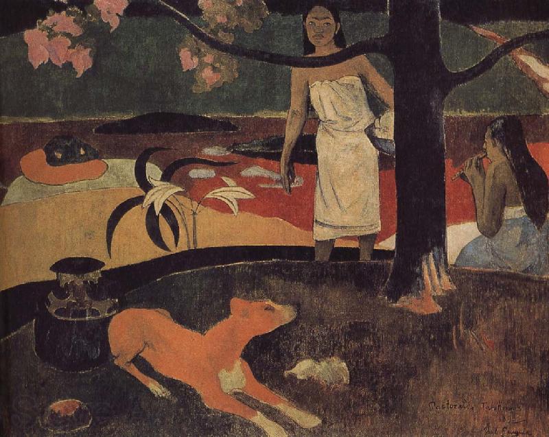 Paul Gauguin Tahiti eclogue Norge oil painting art